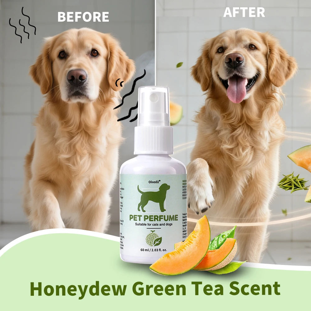 Pet Deodorizing Spray Long Lasting Fragrance Eliminates Body Odor