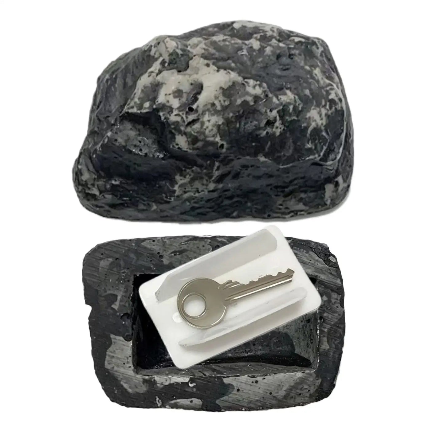 Fake Rock Key Hider – Outdoor Spare Key Storage Box