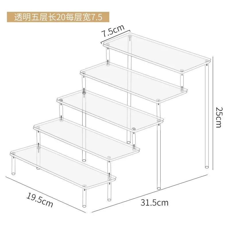Clear Acrylic Display Stand | Perfume, Cupcake & Figurine Riser