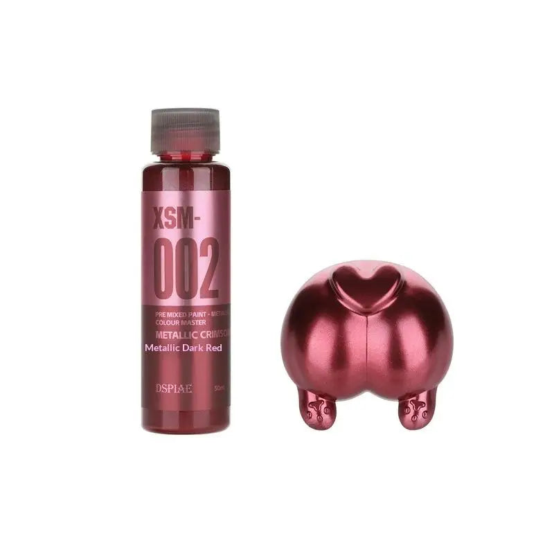 50ml Water-Based Pre-Mixed Metal Paint for Scale Models & Airbrush