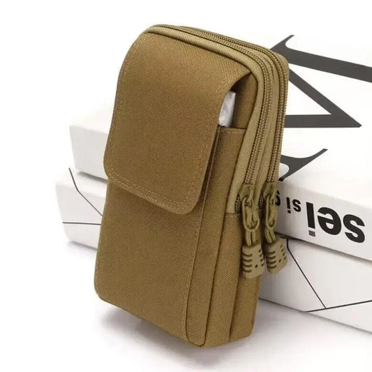 Tactical Molle Pouch Belt Waist Pack Bag for Men Small Pocket Waist Pack Running Pouch Travel Camping Bags Soft Back Peaceful Pleasures Health and Wellness