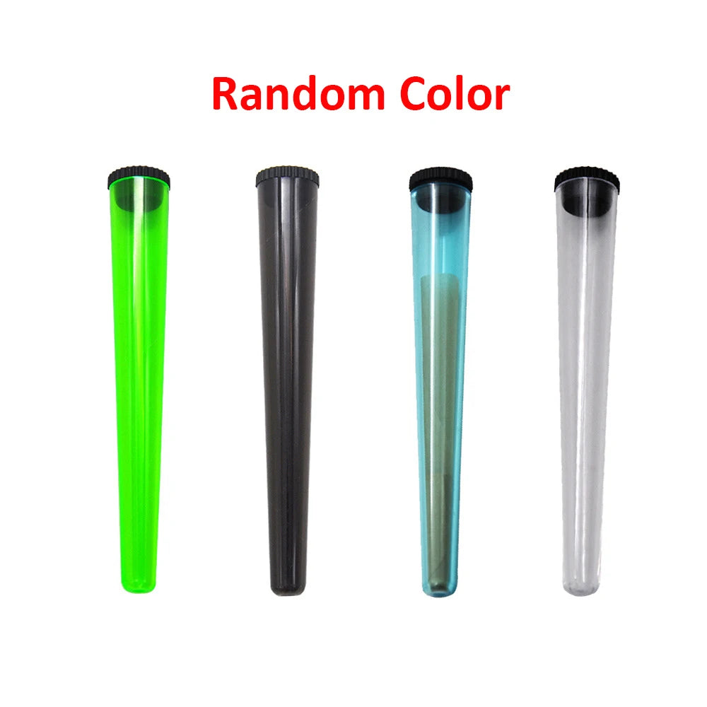 5Pcs King Size Storage Holder Cig Rolling Sealed Container 118mm 115mm Pill Box Plastic Tubes Tablets Accessories Peaceful Pleasures Health and Wellness 5pcs random color 1