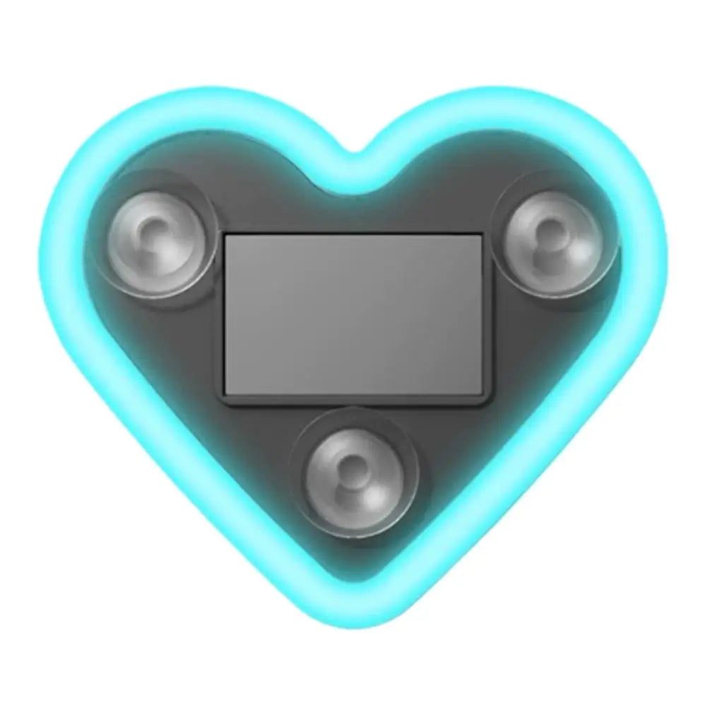 Solar Heart LED Car Window Light | IP65 Waterproof 1-2 Pack