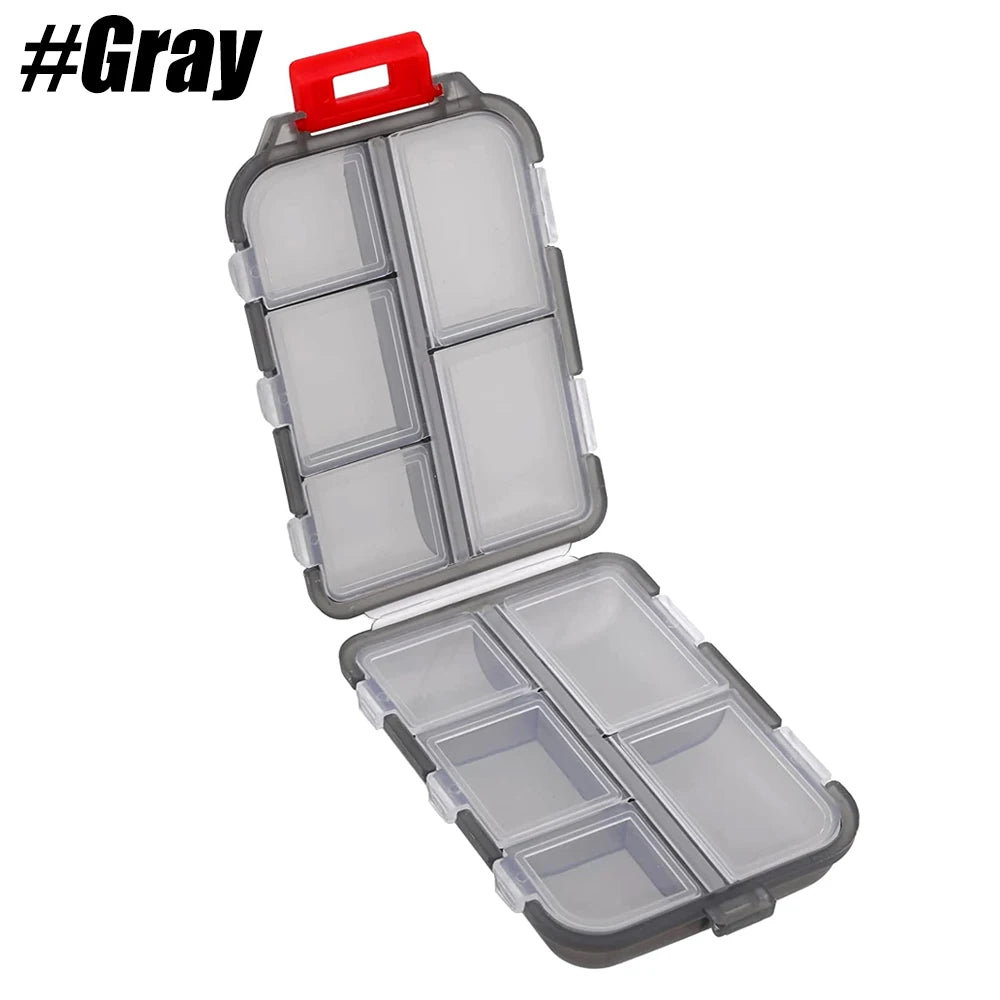1PC Pill Case Portable Small Weekly Travel Pill Organizer Portable Pocket Pill Box Dispenser for Vitamin Container Medicine Box Peaceful Pleasures Health and Wellness Gray