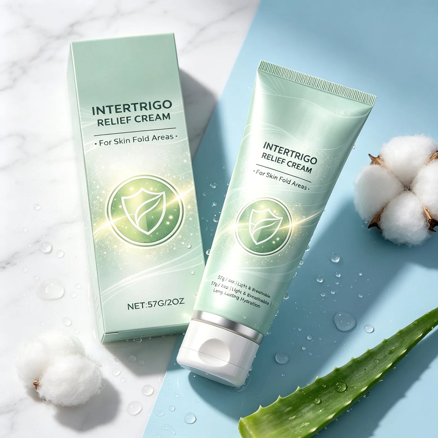 Intertrigo Relief Cream 57g | Skin Fold Redness & Hydration