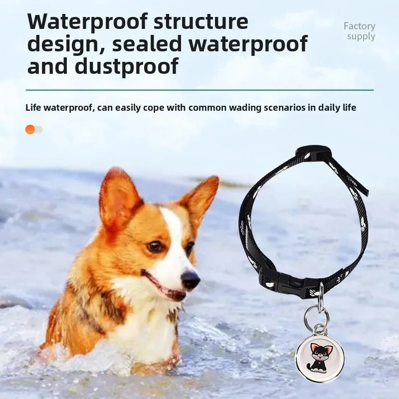 Pet Anti-Lost GPS Tracker Real-time Tracking Bluetooth Compatible Waterproof Smart Wearable Locator for Dog Cat Collar Device Peaceful Pleasures Health and Wellness