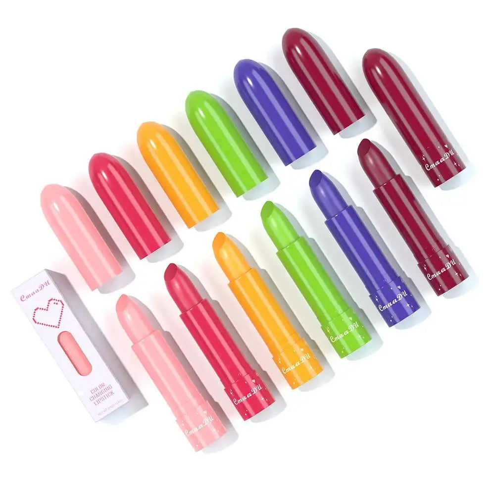CmaaDu 6-Color Changing Lipstick – Fruit Tinted Lip Balm