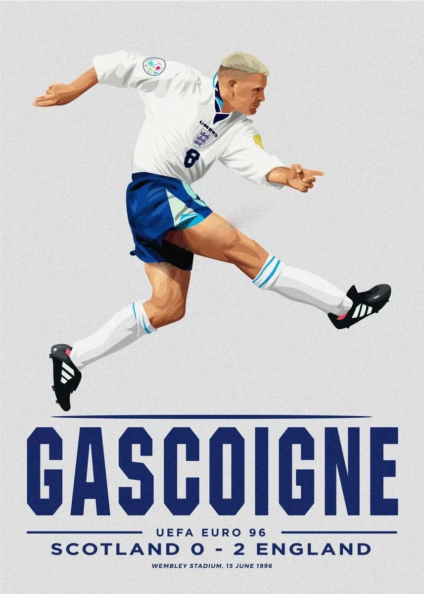 Soccer Football Star Canvas Wall Art Poster | Home Decor