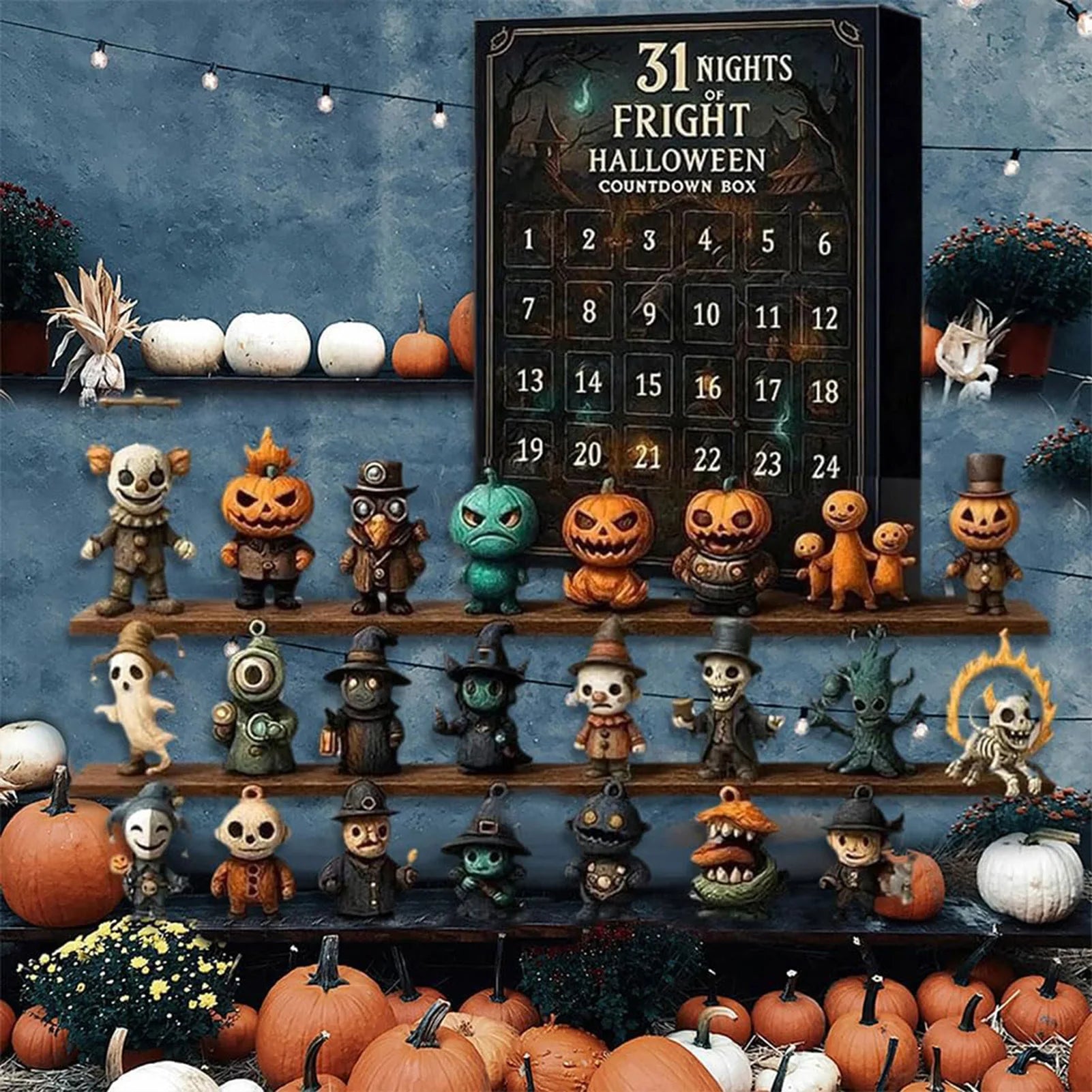 31 Nights Of Fright For Halloween Countdown Box 2025 Advents Calendar For Halloween With 31 Spookys Surprise Toys For Kids Peaceful Pleasures Health and Wellness