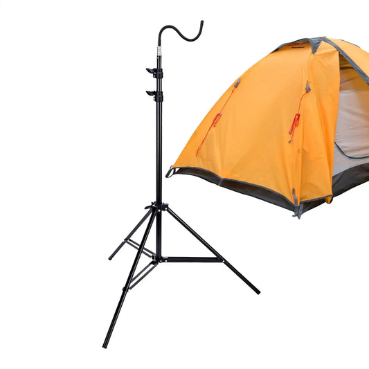 2m Light Stand Folding Telescoping Tripod Adjustable Lightweight Aluminium Floor Lamp Holder Tripod Outdoor Camping Accessories Peaceful Pleasures Health and Wellness