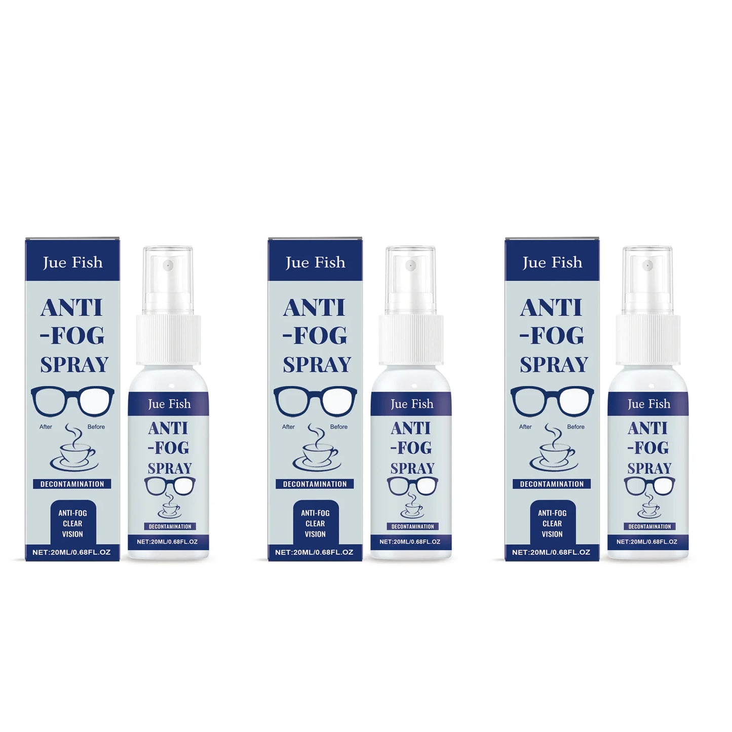 Anti-Fog Eyeglass Cleaning Spray | Lens Cleaner & Defogger