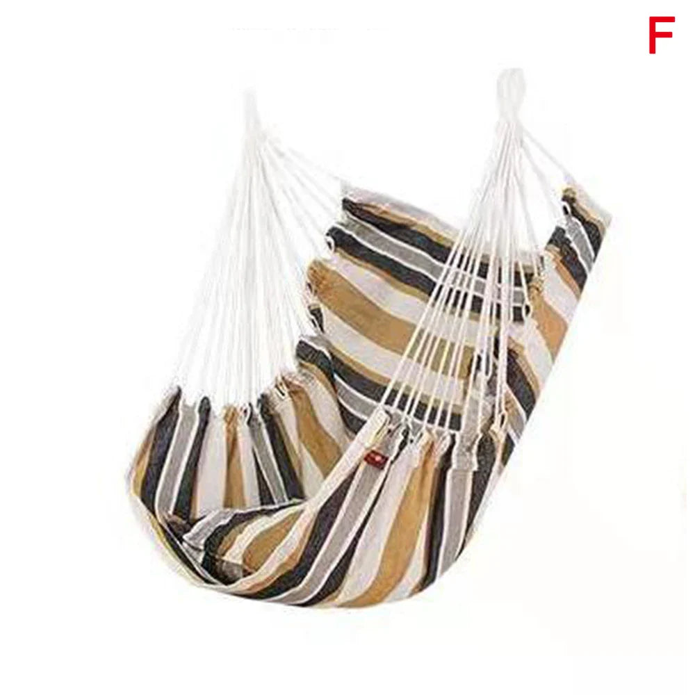 Hanging Hammock Swing Chair – 120KG Cotton Blend Indoor Outdoor