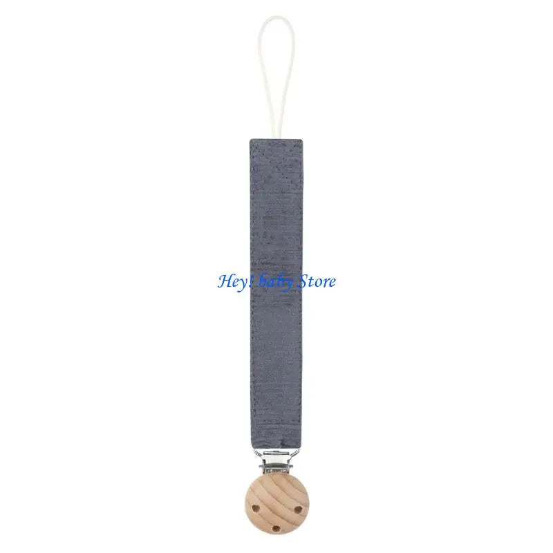 Baby Pacifier Clip Chain Strap | Soft Cotton Soother Holder