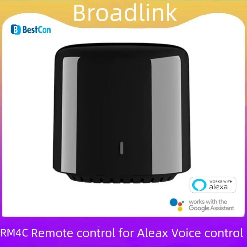 Broadlink RM4C Mini Bestcon Smart Remote Control Universal IR WiFi Infrared Remote Controls work with Alexa Google Home For AC Peaceful Pleasures Health and Wellness