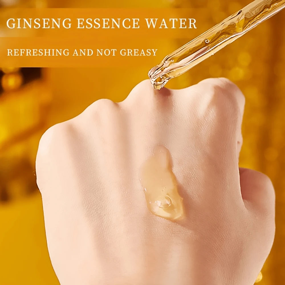 HISENRAIN Ginseng Collagen Anti-Aging Serum - Wrinkle Reduction, Skin Firming & Moisturizing, Natural Rejuvenating Face Essence. Peaceful Pleasures Health and Wellness