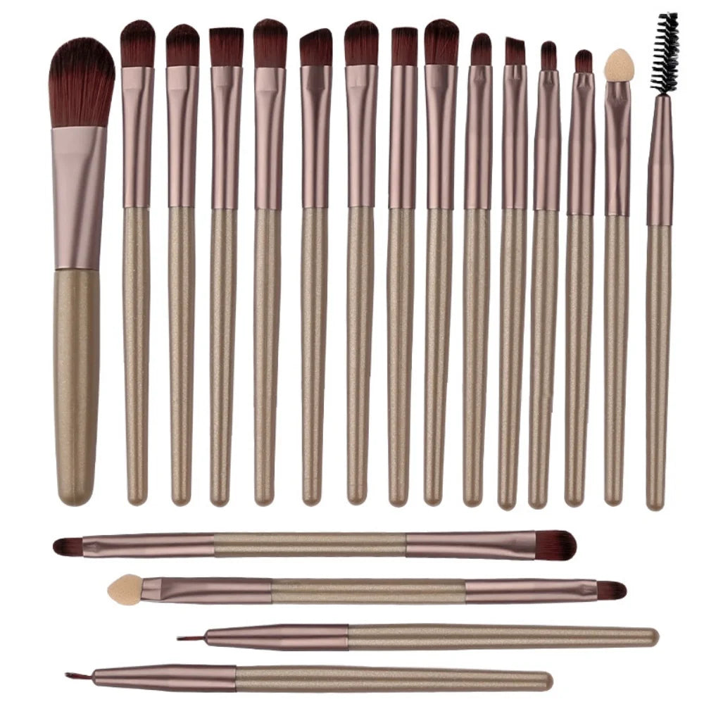 RUNTOIN 20pc Eye Makeup Brush Set – Eyeshadow & Blending