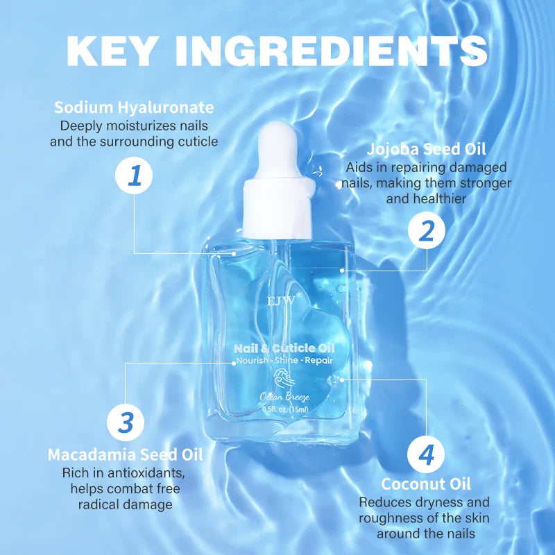 Ocean Breeze Cuticle Oil – Repairs & Strengthens Nails Overnight