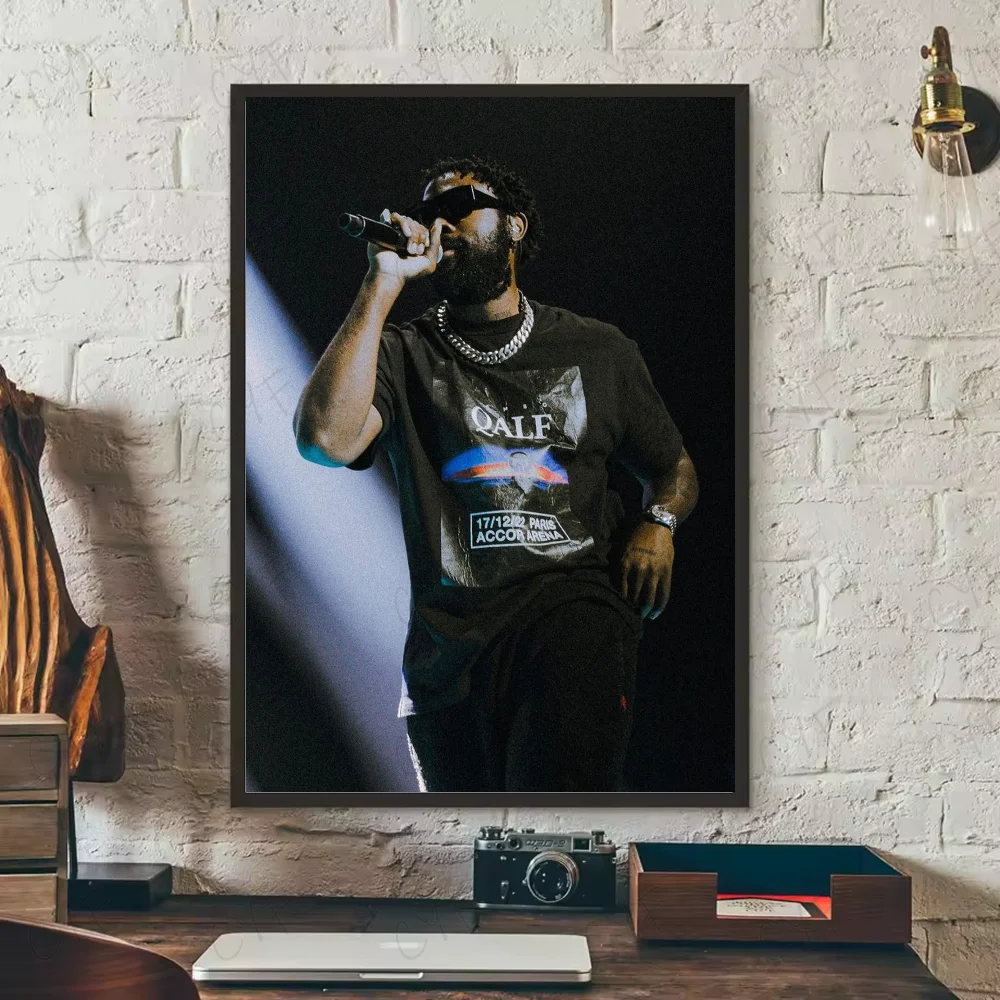 D-Damso Qalf Rapper Poster HD art sticky wall waterproof home living room bedroom bar aesthetic decoration Peaceful Pleasures Health and Wellness z21 21X30cmNoframe