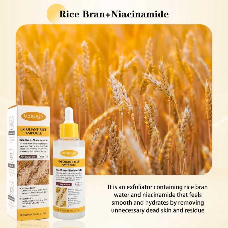 Kojic Acid Exfoliating Serum With Niacinamide Deep Cleansing Hydrating Face Essence Even Skin Tone Non-greasy For Daily Skincare Peaceful Pleasures Health and Wellness Rice essence