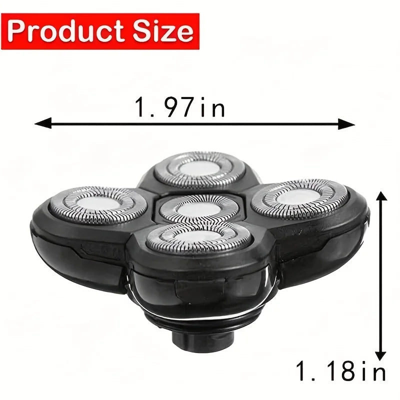 5-Head Rotary Shaver Replacement Blade – Universal Fit