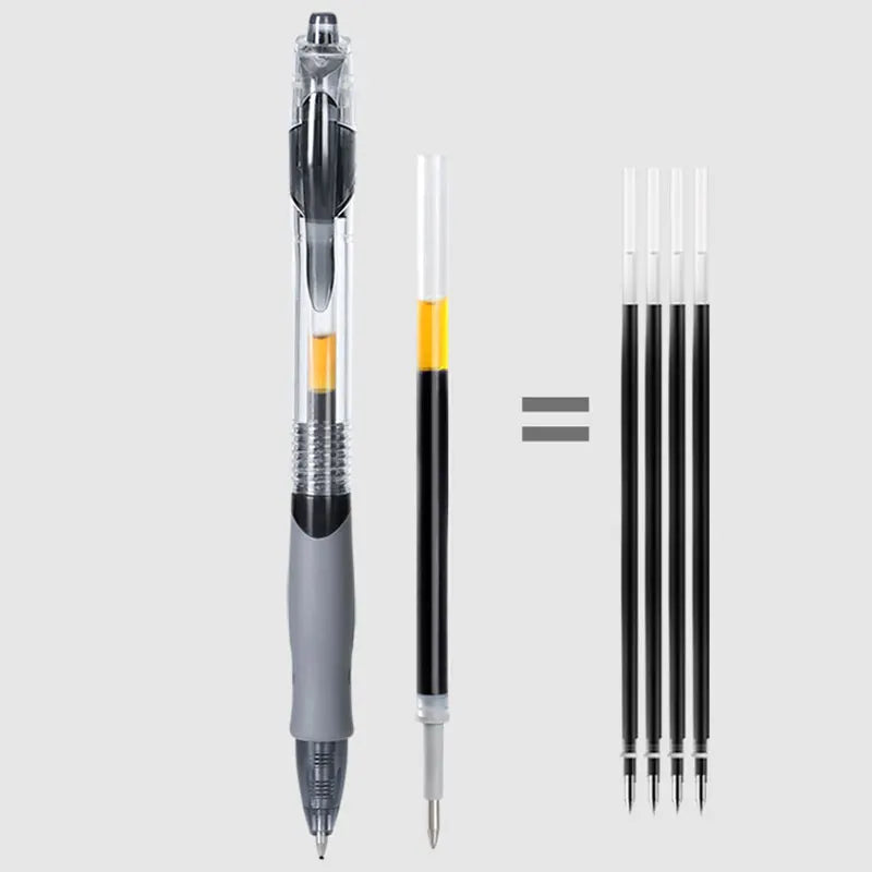 Retractable Gel Pens Set 6/13pcs – Black Red Blue Ink 0.5mm