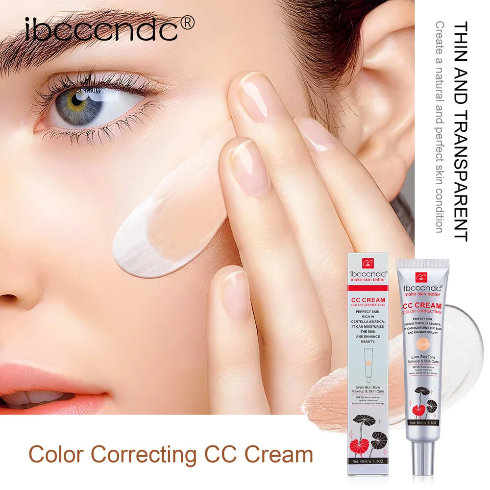 CC Cream Waterproof Moisturizing Correcting Anti-sweat Makeup Before Concealer Lasting Women Makeup Protect Skin Makeup Peaceful Pleasures Health and Wellness