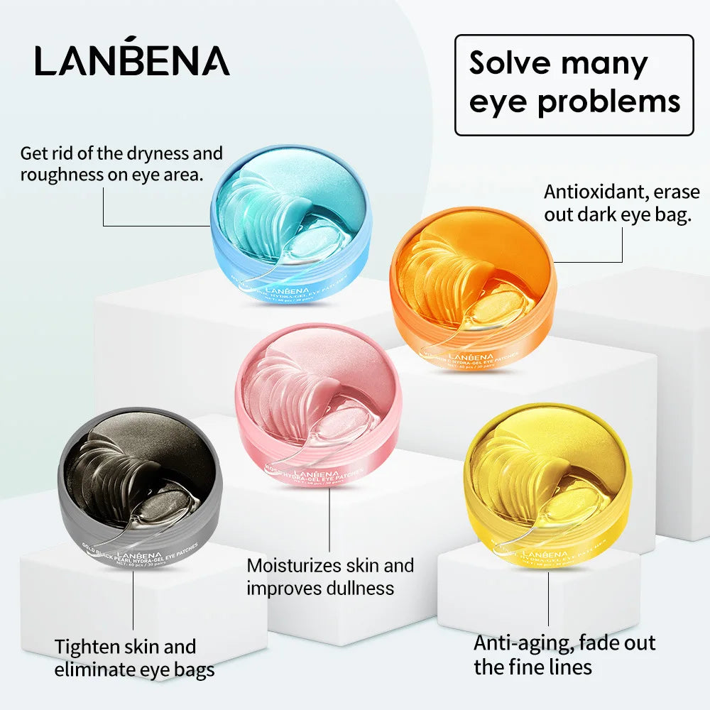 LANBENA Collagen Eye Mask – Dark Circles & Puffiness Patches