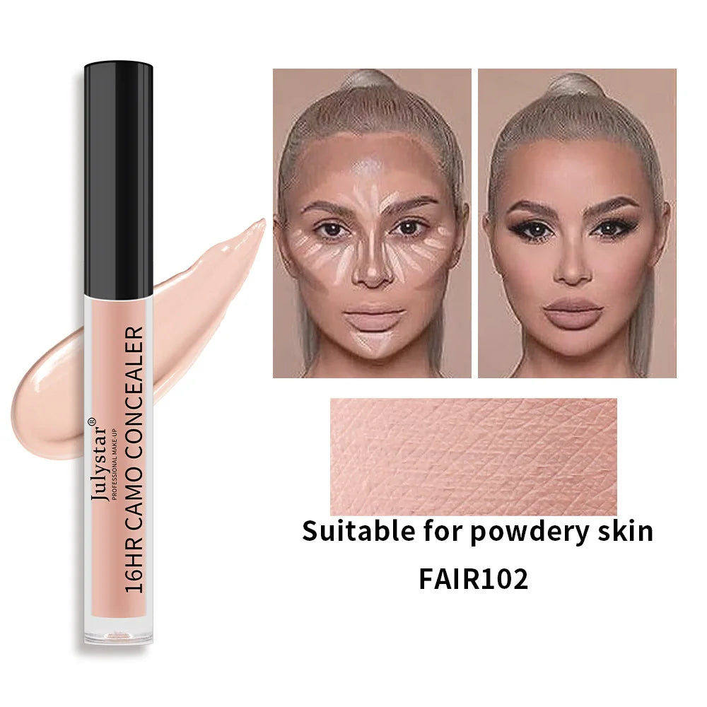 Julystar 16HR Camo Liquid Concealer | Full Coverage, All Shades