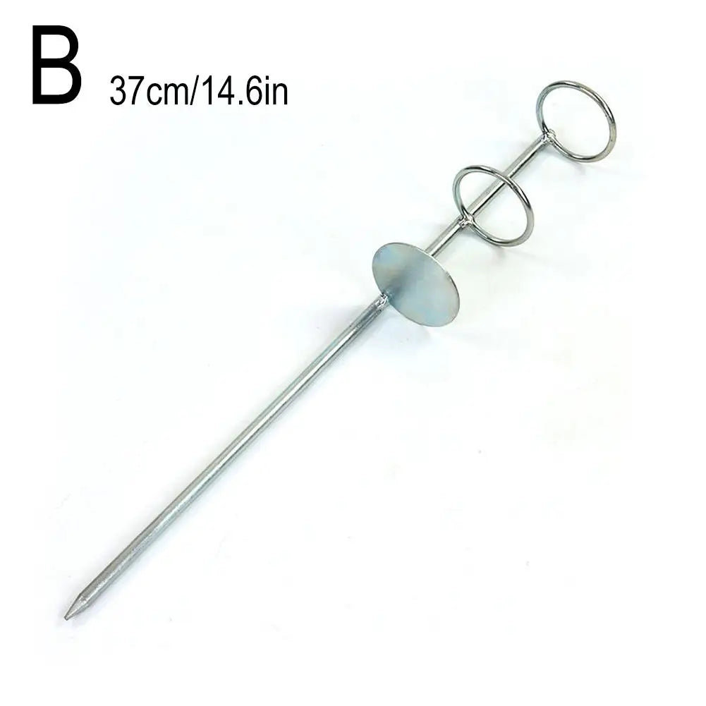Fishing Rod Holder Outdoor with Ground Plug Design Peaceful Pleasures Health and Wellness