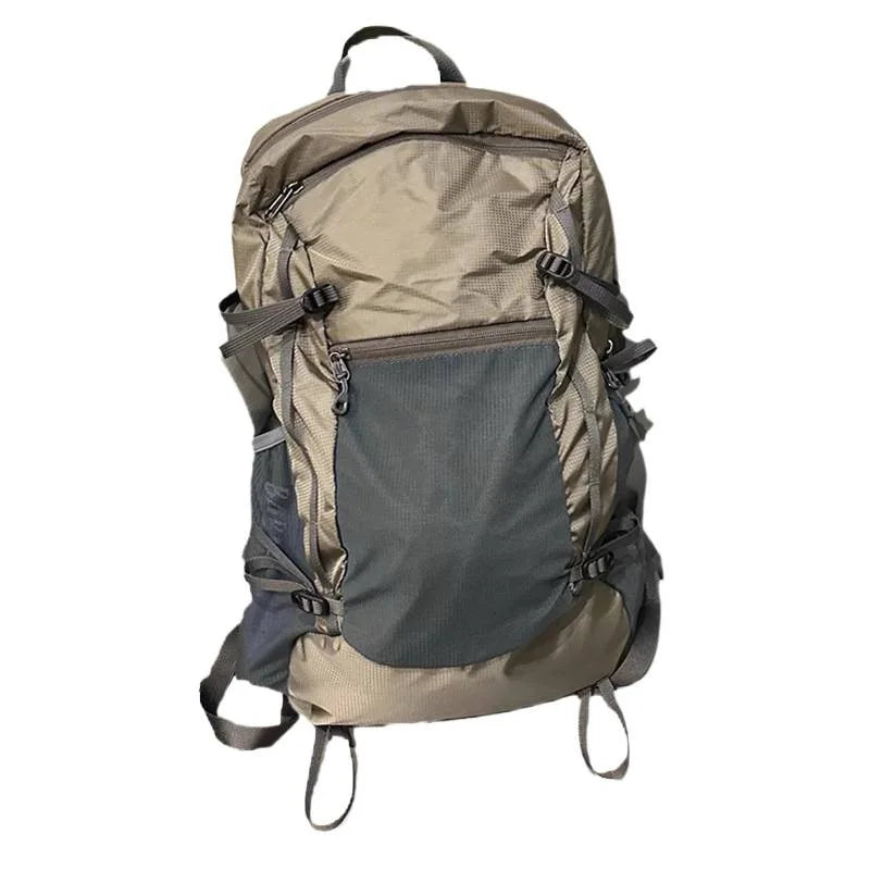 Lightweight Waterproof Foldable Hiking Backpack 20–35L Foldable Hiking Backpack Peaceful Pleasures Health and Wellness GRAY COLOR