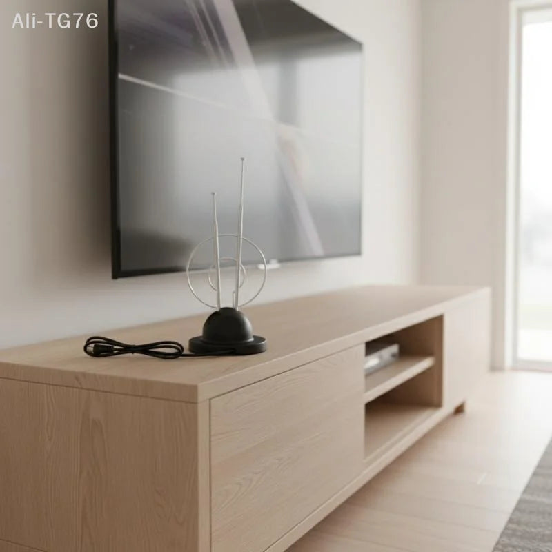Indoor Loop Rabbit Antenna – VHF/UHF/HDTV Analog & Digital