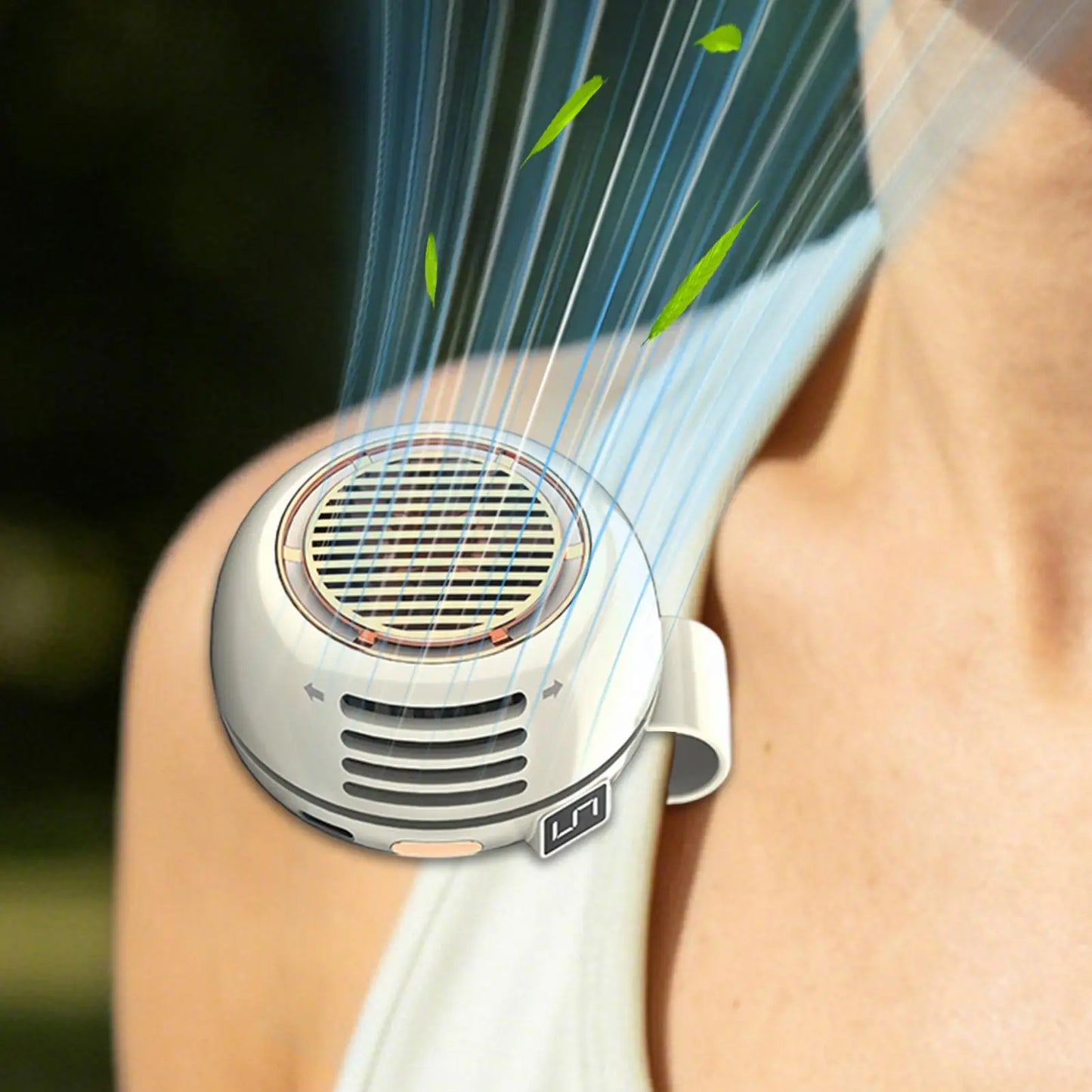 Quiet Bladeless Clip on Fan Hands-Free Waist Fan For Travel Camping Hiking Beach, Summer Outdoor Personal Cooler Peaceful Pleasures Health and Wellness