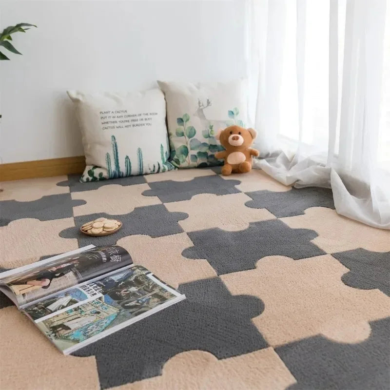 Interlocking Floor Carpet Tiles 30×40cm | Washable Play Mat