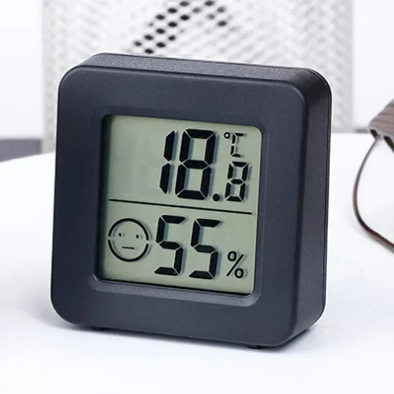 6-Pack Mini Digital Thermometer Hygrometer – LCD Indoor/Outdoor