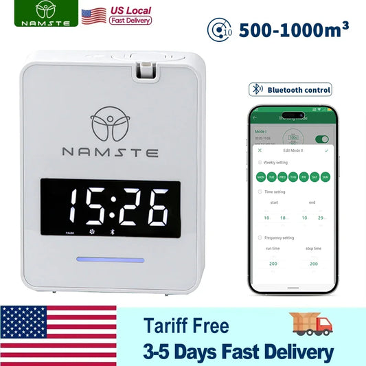 NAMSTE Smart Aroma Diffuser | 500m³ Bluetooth Peaceful Pleasures Health and Wellness