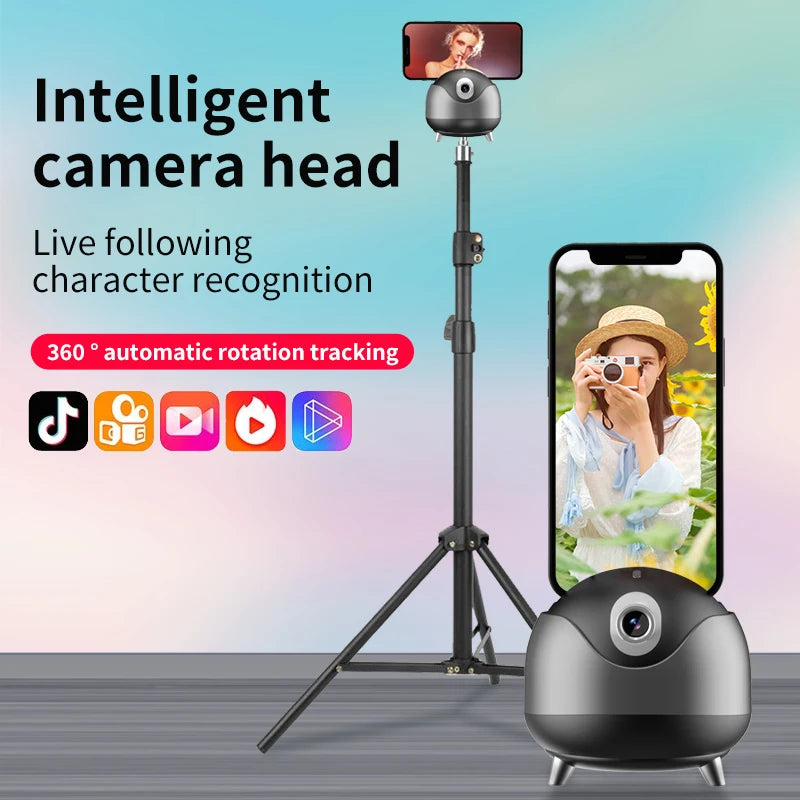 Auto Face Tracking Tripod 360° Rotation | TikTok & Vlog Peaceful Pleasures Health and Wellness Default Title
