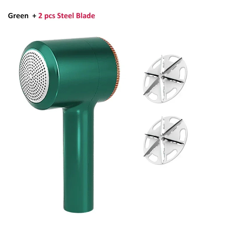 Lint Roller Fabric Shaver Dust Removal Pellet Eliminator Electric Home. Pet Hair Remover Removes Lint From Clothes Take Out Peaceful Pleasures Health and Wellness Green 2 Blade