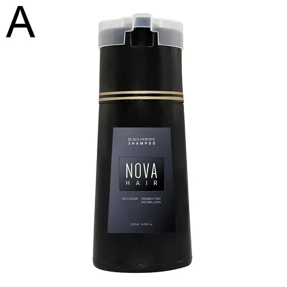 Nova Hair Color Shampoo – Gray Coverage for Men & Women
