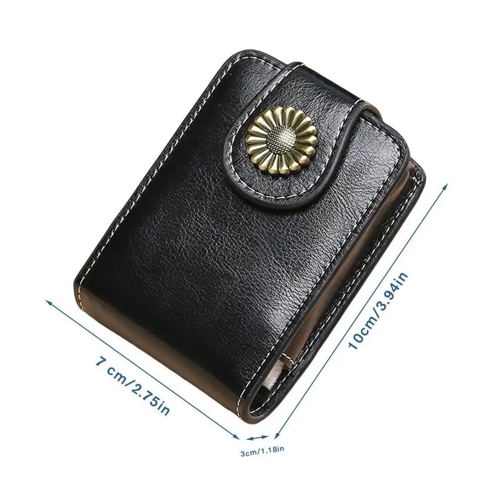 Mini Makeup Bag Portable Lipstick Cosmetic Bag High Quality Genuine Leather Lipstick Packet Lipsticks Storage Pouch With Mirror Peaceful Pleasures Health and Wellness