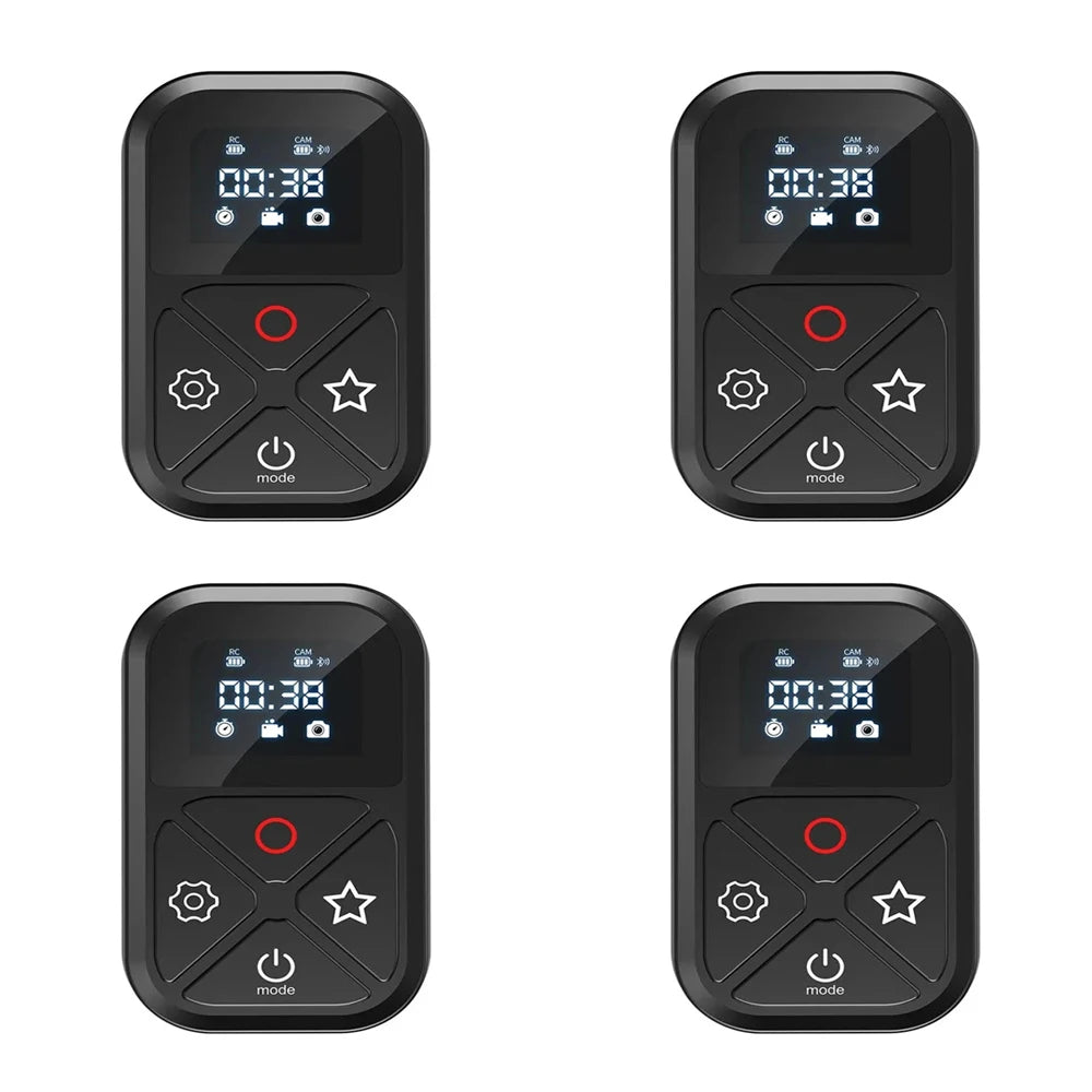 TELESIN T10 Bluetooth Remote Control For GoPro Hero 12 11 10 9 Accessories Wireless Smart Remote For GoPro 80M action Camera Peaceful Pleasures Health and Wellness 4 pc with box