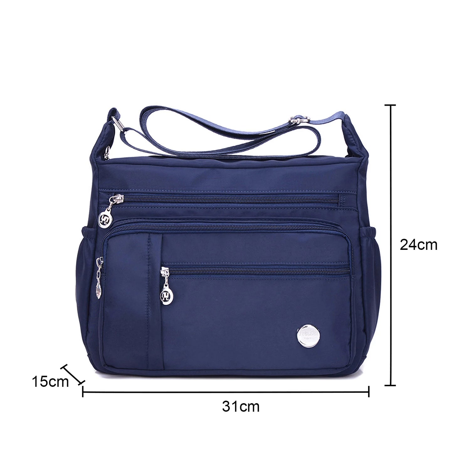 Women's Classic Crossbody bag with Smooth Zipper Bag for Going Out Shopping Peaceful Pleasures Health and Wellness