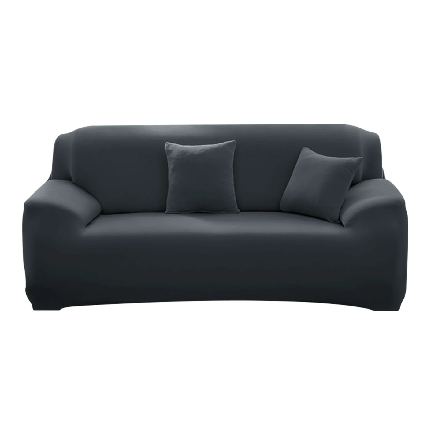 1/2/3/4 Seater Silk Cool Sofa Cover for Living Room L Shap Coner Couh Cover Spandex Extenble Furniture Protector From Cat Dog Peaceful Pleasures Health and Wellness Grey 4-Seat 235-300cm