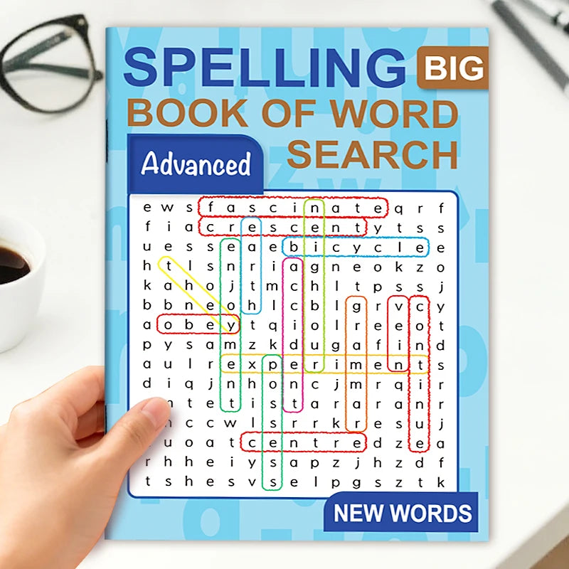 Advanced Elementary Word Search Book 32 Pages Spelling Mixed Words