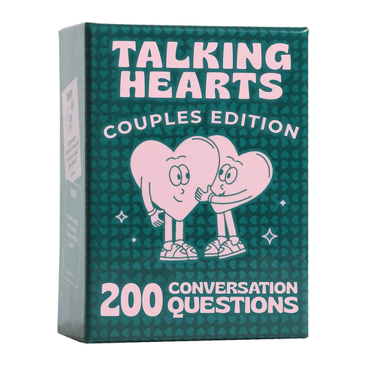 Bview Art Talking Hearts Conversation Cards Couples Card Game Date Peaceful Pleasures Health and Wellness 1 box