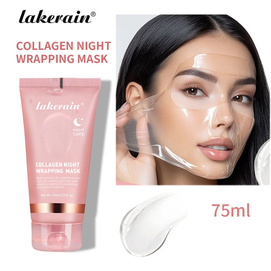 Collagen Wrapping Peel-off Mask Rejuvenation Moisturizing Brightening Korean Face Mask Make Glowy Skin Elasticity Facial Mask Peaceful Pleasures Health and Wellness