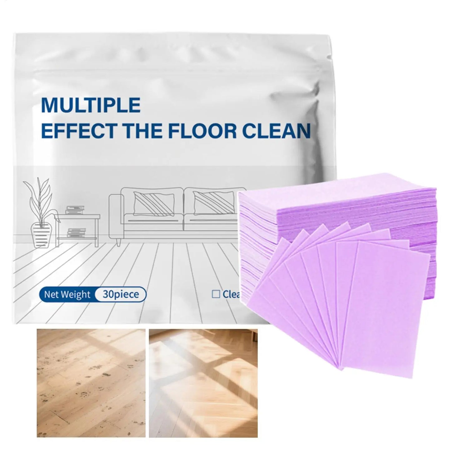 30-Pack Floor Cleaning Tablets – Hardwood, Tile & Laminate