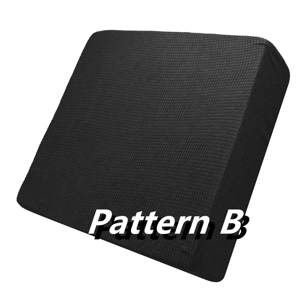 Jacquard Sofa Seat Cushion Slipcover Modern Sofa Cushion Cover Furniture Cushion Cover Chair Cushion Covers Furniture Replacemen Peaceful Pleasures Health and Wellness B Pattern Black 3 Seater 150-190CM