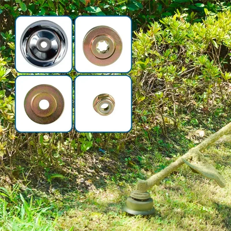 Garden Lawn Mower Grass Trimmer Head Adapter Nut Fixing Essential