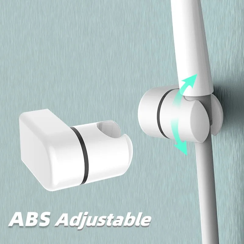 Adjustable Hand Shower Head Holder | Chrome Wall Bracket