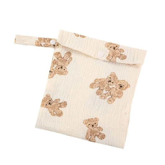 Cotton Baby Diaper Bag – Stroller Organizer & Nappy Pouch Baby Diaper Bag Peaceful Pleasures Health and Wellness